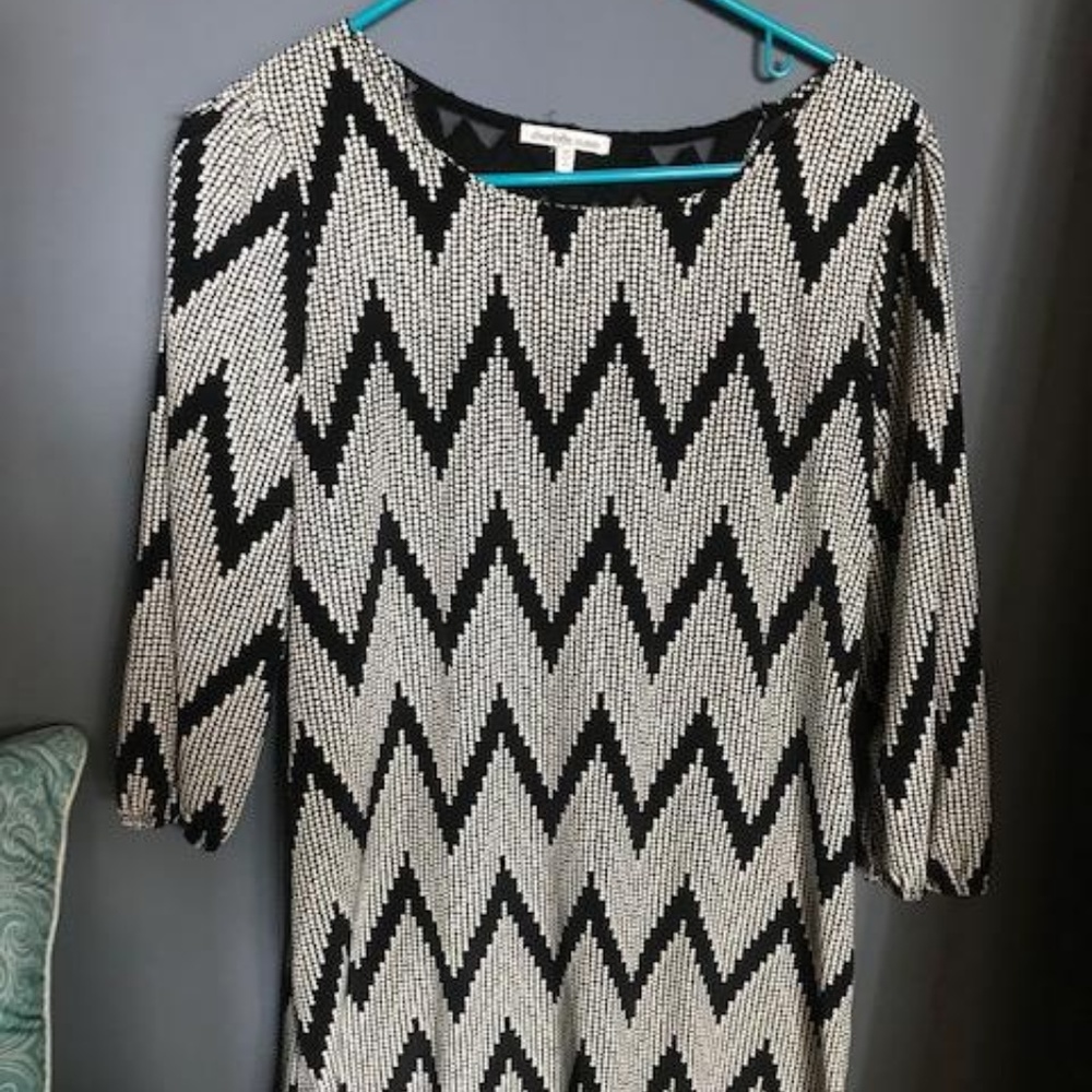 Black and White Dress